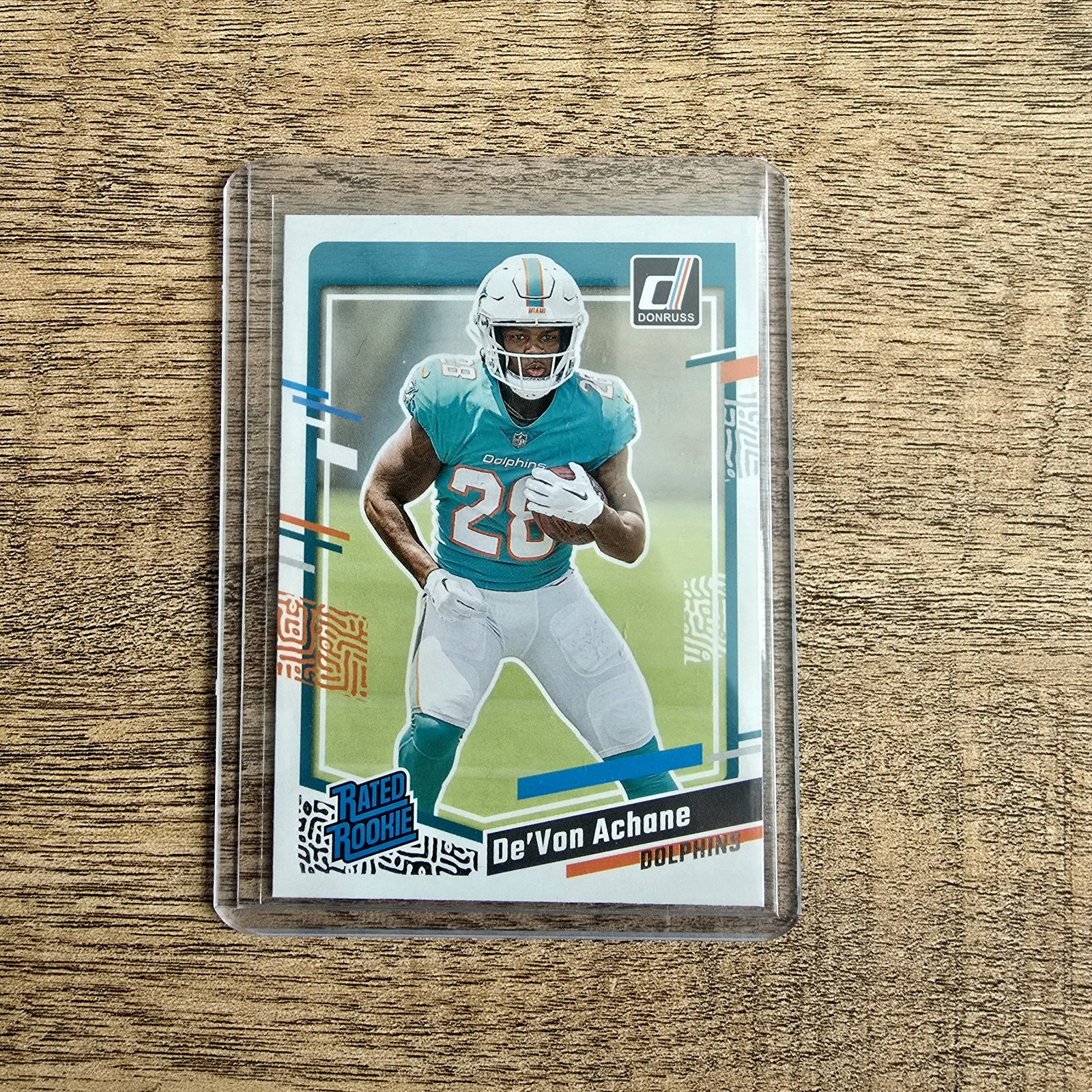 2023 Donruss Rates Rookie #365 De'Von Achane
