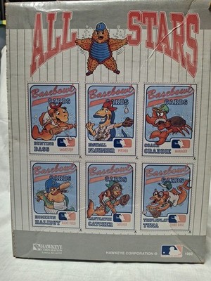 baseball fish tank accessories Rare Vintage 1992 MLB Baseball Fish Tank Aquarium 