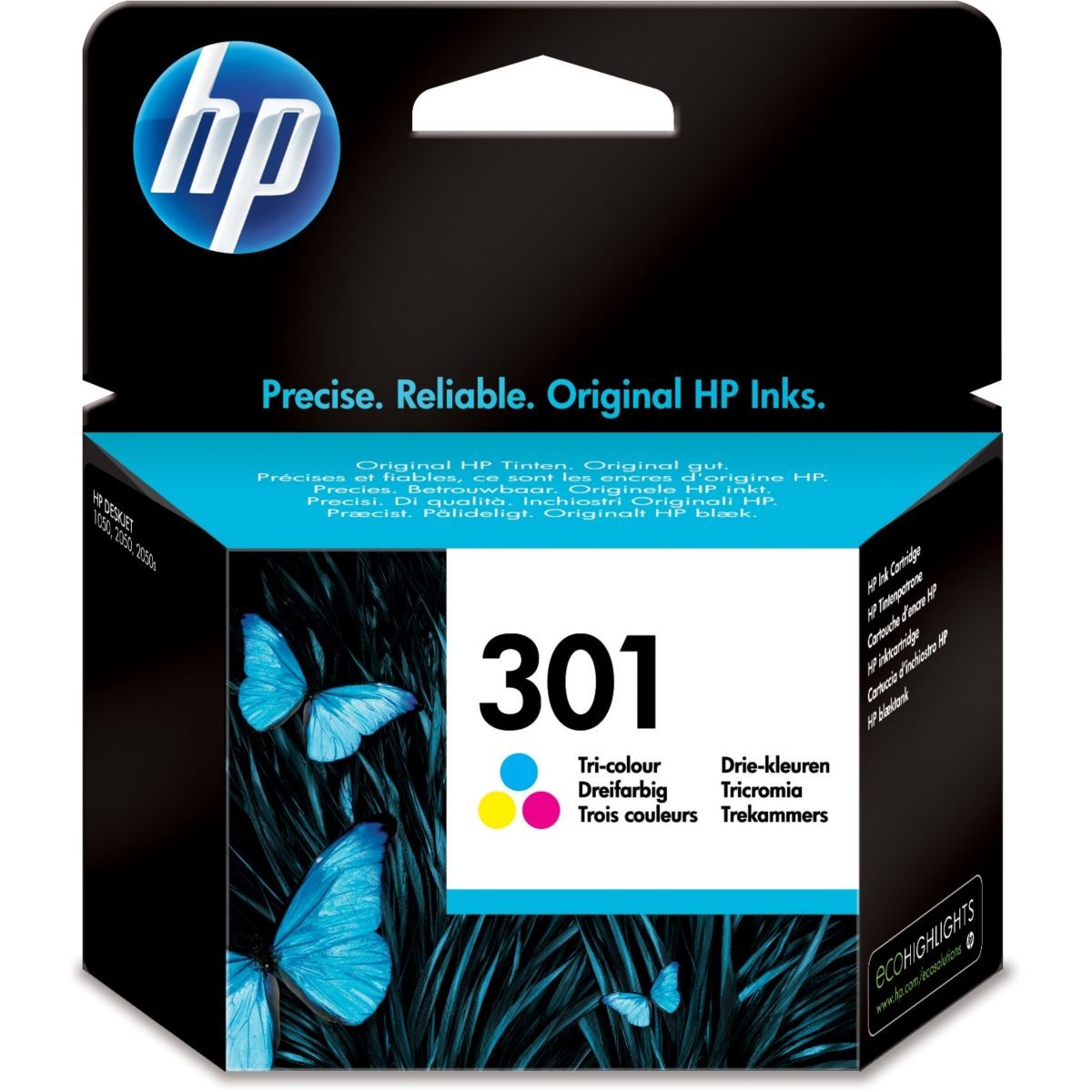 Cartouche HP 301 3 couleurs CH562EE pour imprimer tous vos documents scolaires