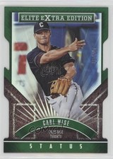 2015 Panini Elite Extra Edition Status Emerald Die-Cut 15/25 Carl Wise #123 0y3