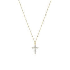 Gold Cross Necklace for Women Cross Pendant Necklace Dainty Faith Cross Necklace