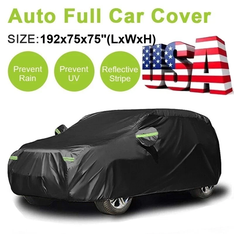 Full Car Cover Waterproof All Weather Protection Anti-UV Rain Snow Anti Scratch - Изображение 2 из 4