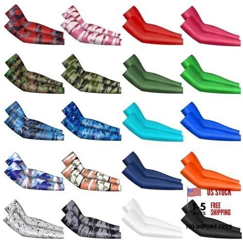 Baseball Arm Sleeves for Kids 20 Pairs UV Sun Protection Cooling Compression
Opens in a new window o