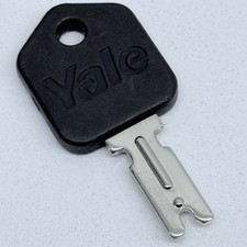 YALE Genuine Forklift Key - Rubber Coated - Suitable for Hyster Trucks