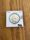 1956 Silver Benjamin Franklin Half Dollar UNC Coin 90% Silver