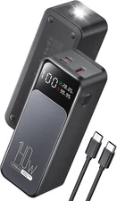 Power Bank 27000mAh 140W USB C Laptop Portable Charger PD QC Fast Charger 3