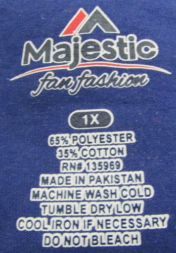 Toronto Blue Jays MLB Majestic Big & Tall Women's V-Neck 1/2 Sleeve Shirt - Picture 4 of 4