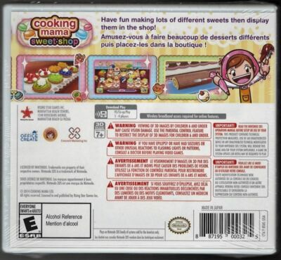 Cooking Mama: Sweet Shop 3DS (Brand New Factory Sealed US Version