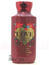 BATH & BODY WORKS LOVE COTTON CANDY CHAMPAGNE BODY LOTION 8 FL OZ