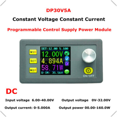 DP 30V5A Step down Programmable Power Supply Constant Current Voltage CC CV LED