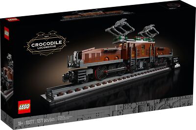 LEGO Icons: Crocodile Locomotive (10277) Box has shelfwear