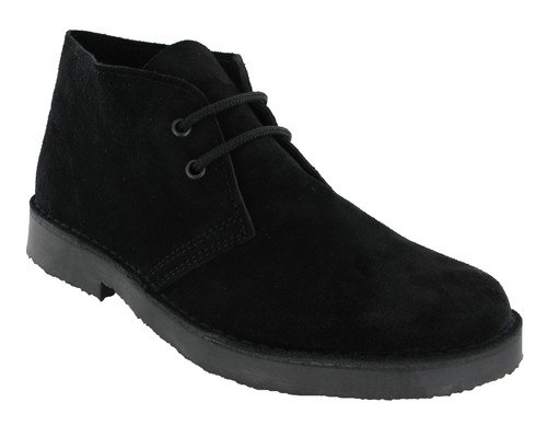 Roamers Mens Desert Boots 2 Eye Real 