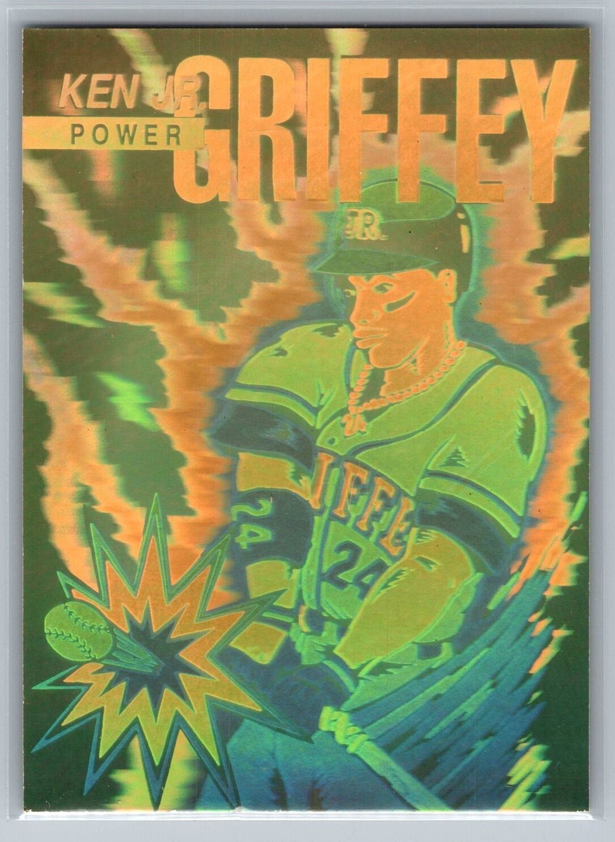 1992 Arena 5 Card Lot Ken Griffey Jr. Dual Sided Gold Hologram
