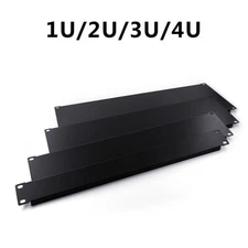 1U 2U 3U 4U Blank Rack Mount Panel Server Network Racks Enclosures Spacer 19inch
