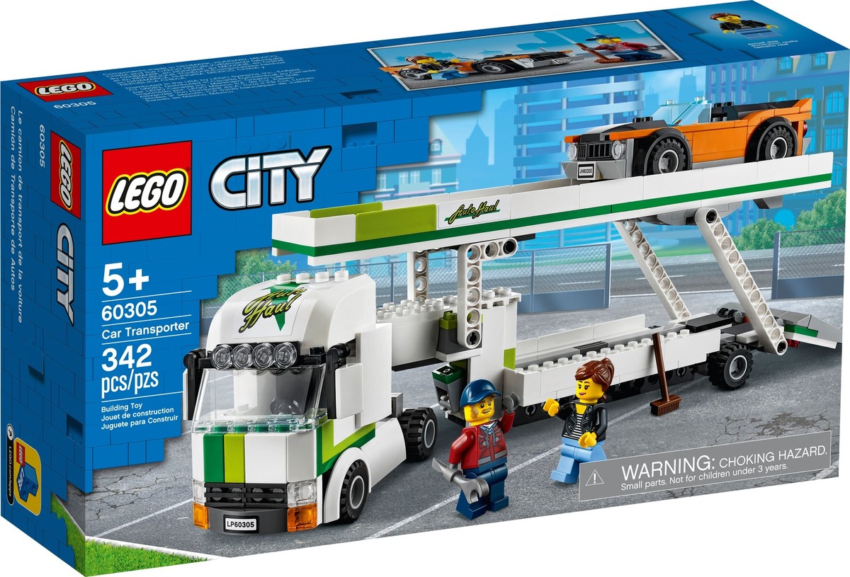 Lego Toy Lego City Car Transporter Building Kit 60305 Jual LEGO