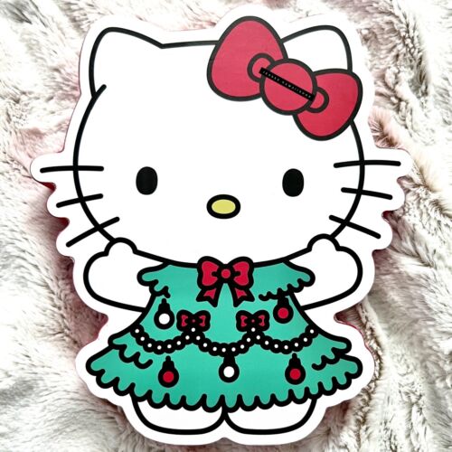 NEW Hello Kitty Christmas Tree wood sign for table coffee bar drink bar decor - Picture 1 of 1