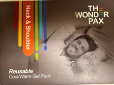 Wonder Pax Neck & Shoulder Reusable Cool/Warm Compress-Gel Pack NEW-Orange