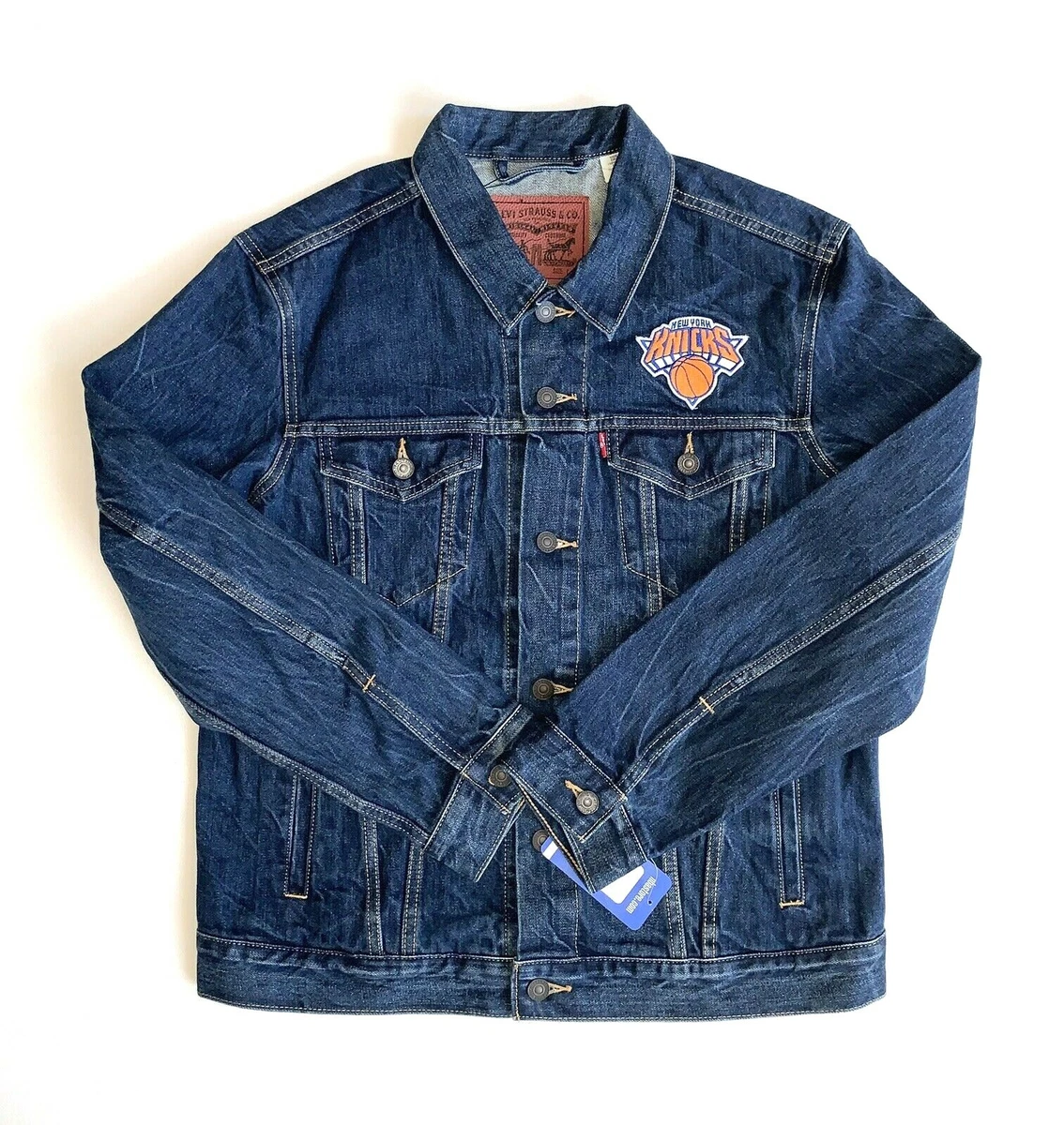 Louis Vuitton x NBA Denim Patterned Denim Jacket - Blue Outerwear