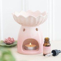 Wasserlilie Seerose Aromalampe Wachswarmer äTherische ÖLe Duftlampe