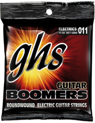 GHS Boomers medium (011-050) GBM Saiten für E-Gitarre