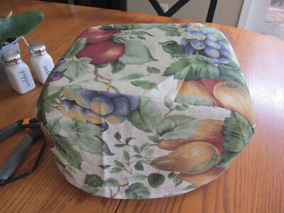 Sonoma Kemp & Beatley Fruit  Appliance DUST Cover 2 Slice Small Toaster LASTONES
