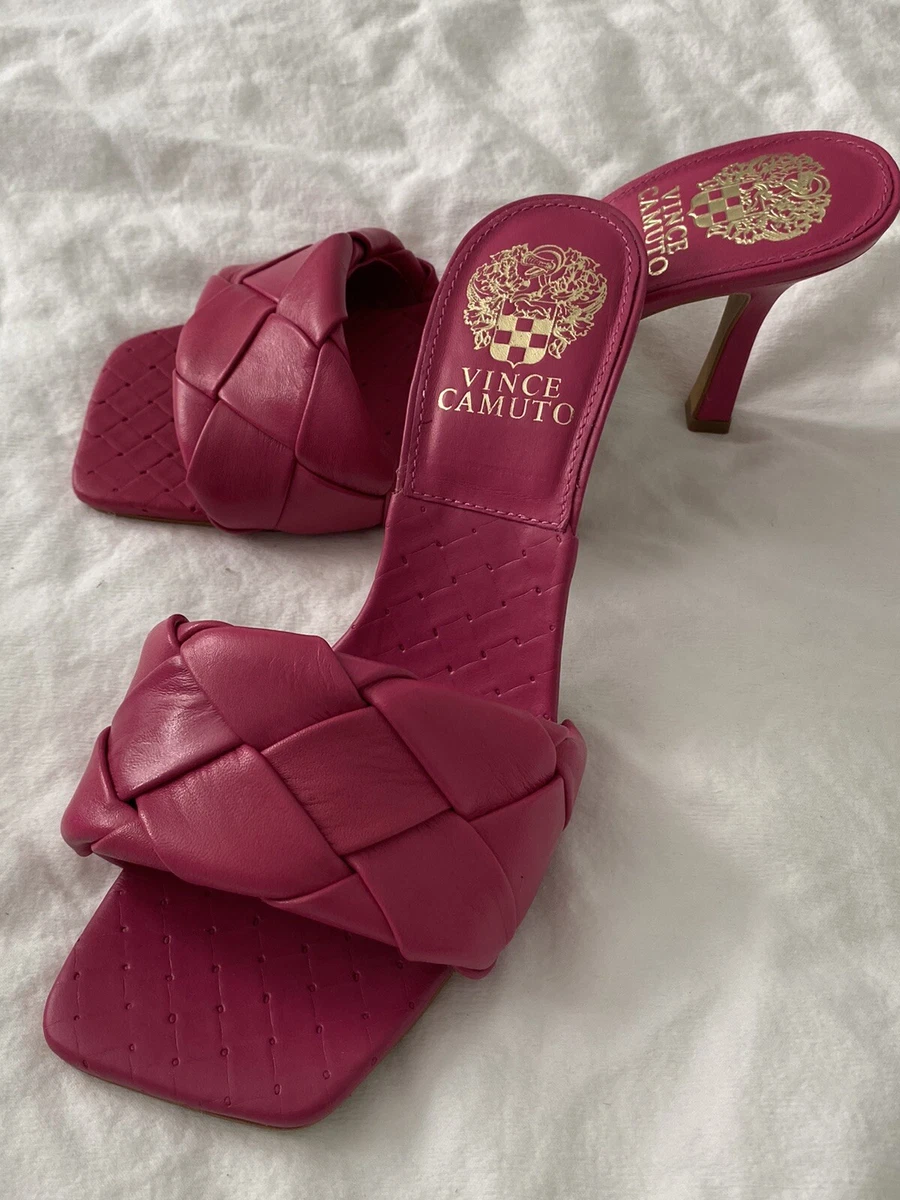 Vince camuto pink best sale mules