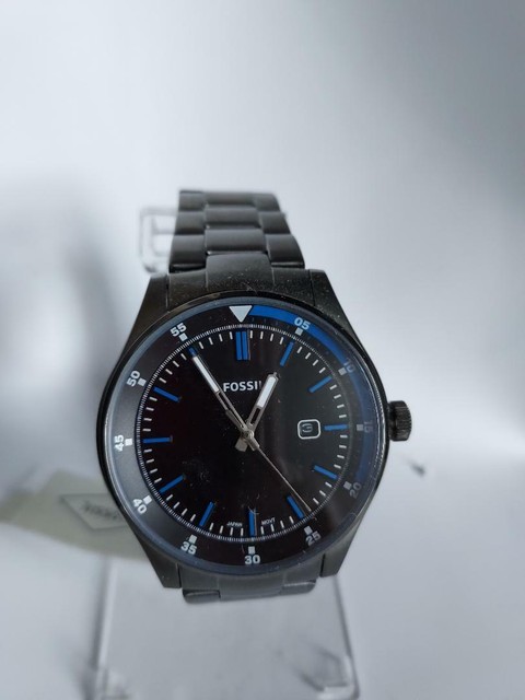 Fossil FS5532 Belmar 3-hand Date Smoke 