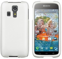White Protex Rubberized Hard Case Cover For Kyocera Hydro Icon C6730 Phone on sale White Protex Rubberized Hard Case Cover For Kyocera Hydro Icon C6730 Phone on sale