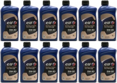 Elf Evolution Full Tech FE 5W-30 Motoröl 12x 1l = 12 Liter