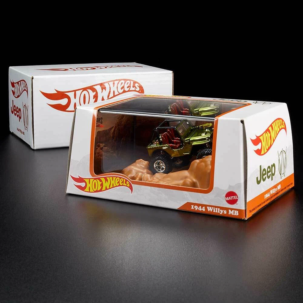✓ 2021 Hot Wheels RLC 1944 Willys MB Rock Crawler Jeep Green 