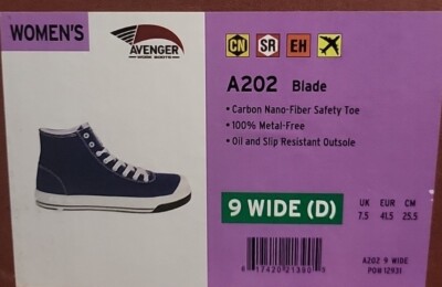 Avenger Work Boots Blade High CT Navy Size 9 D - Wide | eBay display picture 3