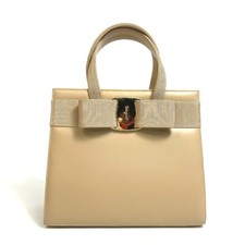 SALVATORE FERRAGAMO BA214178 Vala Ribbon 2WAY Shoulder Bag Hand Bag
