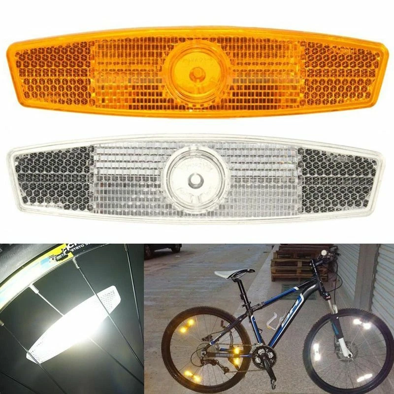 Bicycle Spokes Reflector Bike Lights Bikes Wheel Rim Warning Light Cycling  Kit