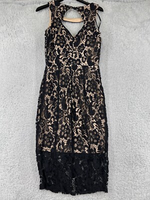 Enfocus Studio Dress Womens 6 Black Lace Sleeveless Polyester Nylon Elegant Wear | eBay Enfocus Studio Dress Womens 6 Black Lace Sleeveless Polyester Nylon Elegant Wear | eBay
