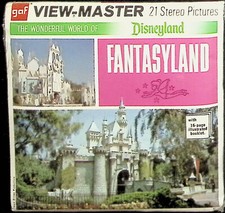 DISNEYLAND FANTASYLAND 3d View-Master 3 Reel Packet NEW SEALED