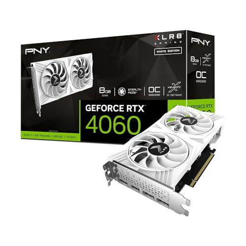PNY GeForce RTX™ 4060 8GB XLR8 Gaming Verto™ Dual Fan OC PNY GeForce RTX™ 4060 8GB XLR8 Gaming Verto™ Dual Fan OC