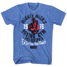 Rocky Balboa Mighty Mick's Boxing Gym Philadephia Men's T Shirt Red Gloves Fight