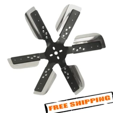 Derale 17019 19" Heavy Duty Stainless Steel Standard Rotation Flex Fan