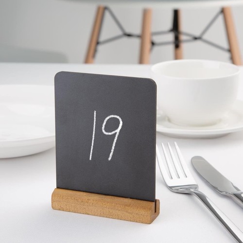 Olympia Mini Elegant Tableboard Restaurant Menu Chalkboard 100mm - Pack of 4 - Picture 6 of 9