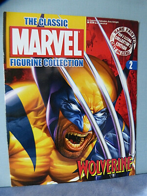 The classic Marvel Figurine Collection  - Wolverine  -  nur Magazin, ohne Figur 