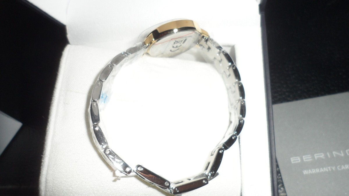 Bering Two Tone Stainless Steel Ladies Quartz Watch 11024 