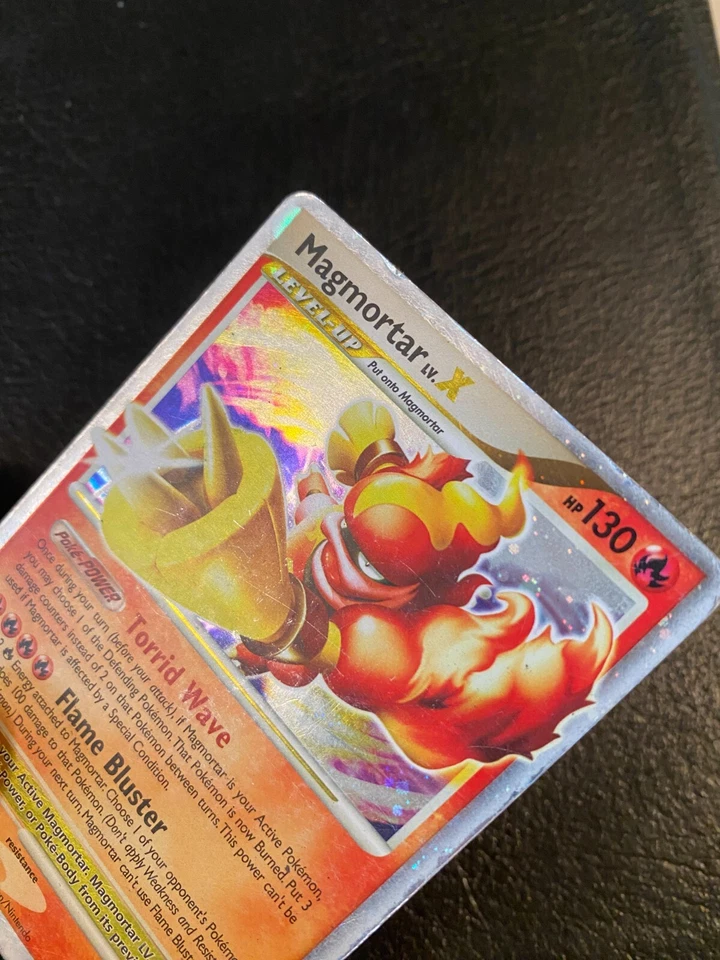 Pokémon TCG Magmortar Lv. X 123/123 Mysterious Treasures (2007) - Secret Rare HP - Image 4 of 4