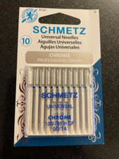 LOT OF 10 SCHMETZ Universal CHROME NEEDLES PROFESSIONAL 130/705 H CF 90/14 4134