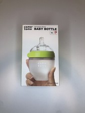 Como Tomo Soft Hygienic Silicone Green Baby Bottle BPA Free 5fl oz