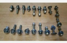New Complete Willys Body Bolt Set Cj3a Cj3b Correct Hardware W Bed Bolt