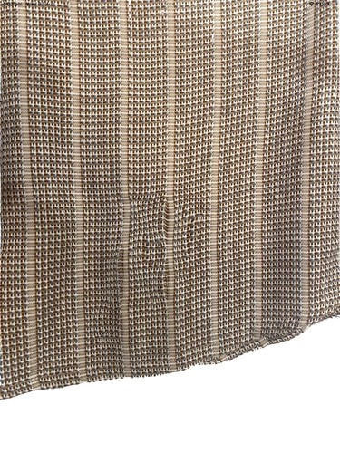ETRO Blouse 44 IT / 6 US Shirt Cotton Woven Stripe Brown Beige As New - Picture 3 of 6
