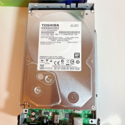 Toshiba 3.5'' 2TB DT01ACA200 SATA III 6Gb/s HDD HDKPC09A7A01 Hard Drive w/ Encl.