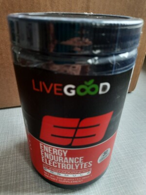 LiveGood E3 Energydrink Energie, Ausdauer, Elektrolyte (30 Tagevorrat)