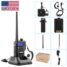 NEW Upgraded Legal Version Dual Band Two Way Walkie Talkie Radio 1.5" LCD Screen