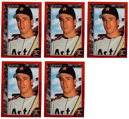  5 1992 Legends 11 Jeff Bagwell Baseball Card Lot Houston Astros EBay
